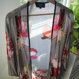 Anthropologie Floral Kimono